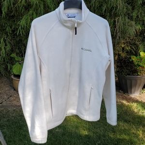 White Columbia fleece jacket
